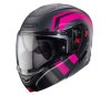 Helma na moto Horus X Road matt gun metal/black/fuchsia vel. XS