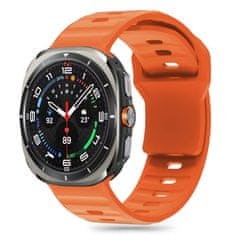 Tech-protect Silicone Line remienok na Samsung Galaxy Watch Ultra 47mm, orange