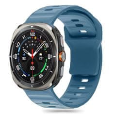 Tech-protect Silicone Line remienok na Samsung Galaxy Watch Ultra 47mm, montego blue