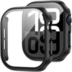 Tech-protect Defense 360 puzdro so sklom na Apple Watch 10 42mm, čierne