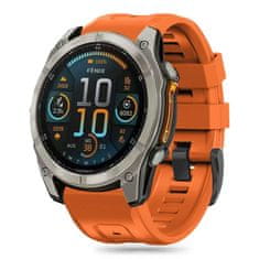 Tech-protect Silicone remienok na Garmin Fenix 5 / 6 / 6 Pro / 7 / 8 47mm / E / 8 47mm, orange