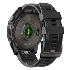 Tech-protect Silicone remienok na Garmin Fenix 5 / 6 / 6 Pro / 7 / 8 47mm / E / 8 47mm, black