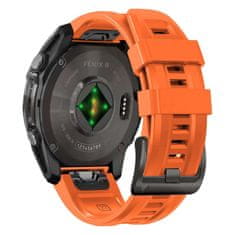 Tech-protect Silicone remienok na Garmin Fenix 5 / 6 / 6 Pro / 7 / 8 47mm / E / 8 47mm, orange