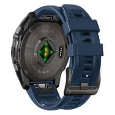 Tech-protect Silicone remienok na Garmin Fenix 5 / 6 / 6 Pro / 7 / 8 47mm / E / 8 47mm, navy blue