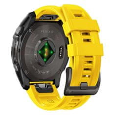 Tech-protect Silicone remienok na Garmin Fenix 5x / 5x Plus / 6x / 6x Pro / 7x / 8 51mm, yellow