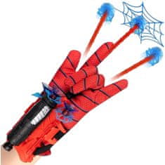 JOJOY® Detská hračka Spiderman vystreľovač pavučiny (3x projektil) | SPIDERGLOVE