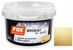 Atlas Fox Glitter pre gélové farby 200 g zlatá