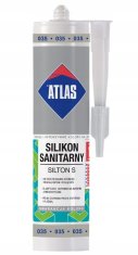 Atlas Silton S Sanitárny elastický silikón sivý 280 ml