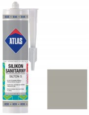 Atlas Silton S Sanitárny elastický silikón sivý 280 ml