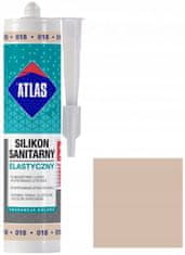 Atlas Sanitárny elastický silikón 280 ml pastelovo béžový