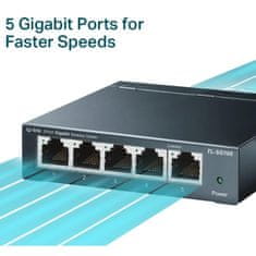 TP-LINK TP-Link SG105 5-portový switch 1Gbps