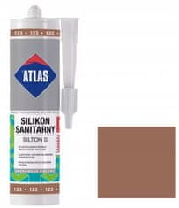 Atlas Sanitárny flexibilný silikón 280 ml svetlohnedý S123