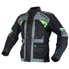 Cappa Racing Bunda moto pánska FIORANO čierna / zelená 5XL