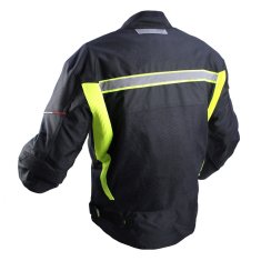 Cappa Racing Pánska moto bunda MONTE CARLO textilná čierna/fluo M