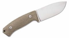 LionSteel M3 CVG lovecký nôž 10,5 cm, Satin, zelená, Micarta, puzdro Cordura