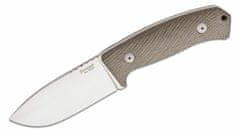 LionSteel M3 CVG lovecký nôž 10,5 cm, Satin, zelená, Micarta, puzdro Cordura