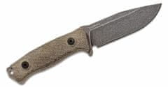 LionSteel M5B CVG nôž do prírody 11,5 cm, Blackwash, zelená, Micarta, puzdro Cordura