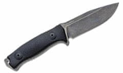 LionSteel M5B G10 nôž do prírody 11,5 cm,Blackwash, čierna, G10, puzdro Cordura