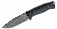 LionSteel M5B G10 nôž do prírody 11,5 cm,Blackwash, čierna, G10, puzdro Cordura