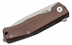 LionSteel MT01A ES Myto Earth Brown vreckový nôž 8,3 cm, Stonewash, hnedá, hliník