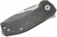 LionSteel NA01 CVB NANO, Folding knife MagnaCut blade, BLACK Canvas handle