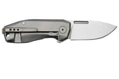 LionSteel NA01 CVG NANO vreckový nôž 6,5 cm, Satin, zelená, Micarta, oceľ