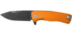 LionSteel ROK A OB Orange vreckový nôž 8,3 cm, čierna, oranžová, hliník