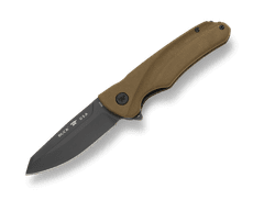 Buck BU-0843GRS Sprint Ops vreckový nôž 8 cm, Cerakote, zelená, Micarta