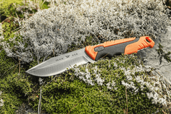 Buck BU-0656ORS Pursuit Pro Large lovecký nôž 10,8 cm, čierno-oranžová, GFN/Versaflex, puzdro nylon