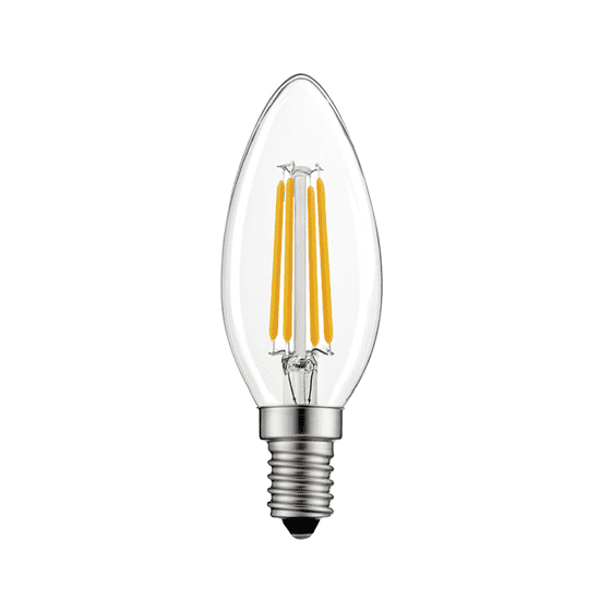 Diolamp Retro LED Candle Filament žiarovka číra 6,5W/230V/E14/6500K/850Lm/360°/A++