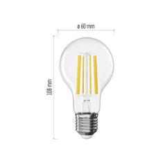 EMOS LED žiarovka Filament A60 / E27 / 10,5 W (100 W) / 1521 lm / Teplá biela