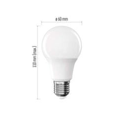 EMOS LED žiarovka Basic A60 / E27 / 9,4 W (60 W) / 806 lm / Teplá biela