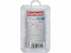 Fortum Skrutky nitovacie pozinkované, M6x12mm, 25ks, FORTUM