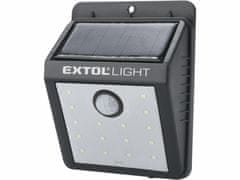 Extol Light Svietidlo LED solárne s pohybovým senzorom, 16xLED, 120 lm, IPX4, EXTOL LIGHT