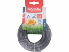 Extol Premium Lanko do kosačky 3,0mm, 15m, hviezdicový profil, nylón, nylon PA66, EXTOL PREMIUM