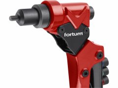 Fortum Kliešte nitovacie s otočnou hlavou, 260mm, 2v1, nity 2,4-4,8mm, matice M3-M6, FORTUM