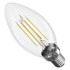 EMOS LED žiarovka Filament sviečka / E14 / 3,4 W (40 W) / 470 lm / Teplá biela