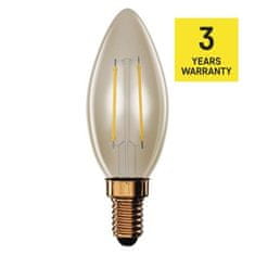 EMOS LED žiarovka Vintage sviečka / E14 / 2,5 W (20 W) / 225 lm / Teplá biela