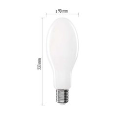 EMOS LED žiarovka Filament ED90 / E40 / 36 W (327 W) / 6 000 lm / neutrálna biela