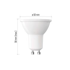 EMOS LED žiarovka Basic MR16 / GU10 / 2,9 W (25 W) / 250 lm / Neutrálna biela