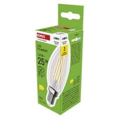 EMOS LED žiarovka Filament sviečka / E14 / 1,8 W (25 W) / 250 lm / Neutrálna biela