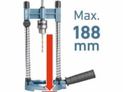 Extol Premium Stojan na vŕtačku viacúčelový so skľučovadlom, Ø1-10mm, pracovná výška 140mm, EXTOL PREMIUM