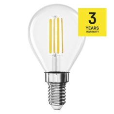 EMOS LED žiarovka Filament Mini Globe / E14 / 5,9 W (60 W) / 806 lm / Teplá biela