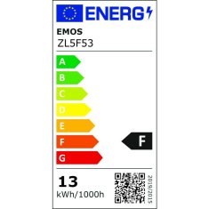 EMOS LED žiarovka Basic A60 / E27 / 12,4 W (75 W) / 1055 lm / Neutrálna biela