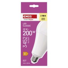 EMOS LED žiarovka Classic A95 / E27 / 28 W (200 W) / 3452 lm / Teplá biela