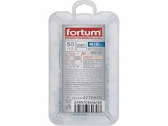 Fortum Skrutky nitovacie pozinkované, M5x12mm, 50ks, FORTUM