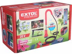 Extol Premium Čerpadlo ponorné do suda aku Share20V, bez aku, 1800 l/h, max. 17,5m, EXTOL PREMIUM