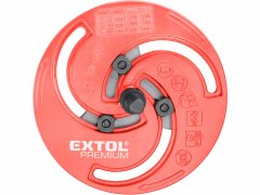 Extol Premium Vyrezávač otvorov trojramenný nastaviteľný, Ø19-127mm, EXTOL PREMIUM