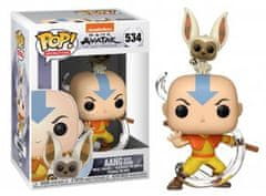 Funko Pop! Zberateľská figúrka Avatar The Last Airbender Aang with Momo 534