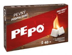 PE-PO podpaľovač pevný - 40 podpáli (krabička)